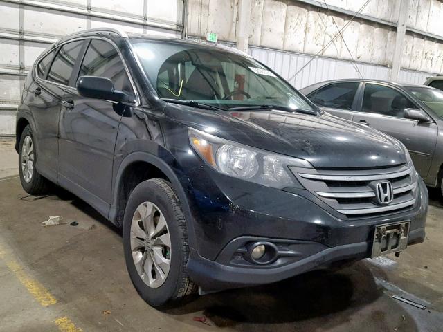 2HKRM4H76DH638847 - 2013 HONDA CR-V EXL BLACK photo 1