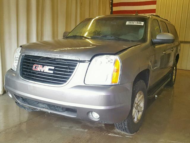 1GKFK16387R319104 - 2007 GMC YUKON XL K GRAY photo 2