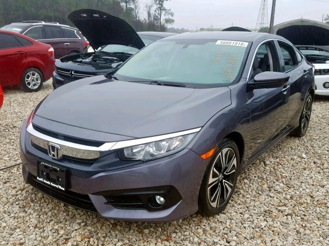 2HGFC1F34HH637619 - 2017 HONDA CIVIC EX GRAY photo 2