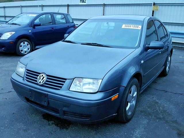 3VWSP69M63M173677 - 2003 VOLKSWAGEN JETTA GLS GRAY photo 2