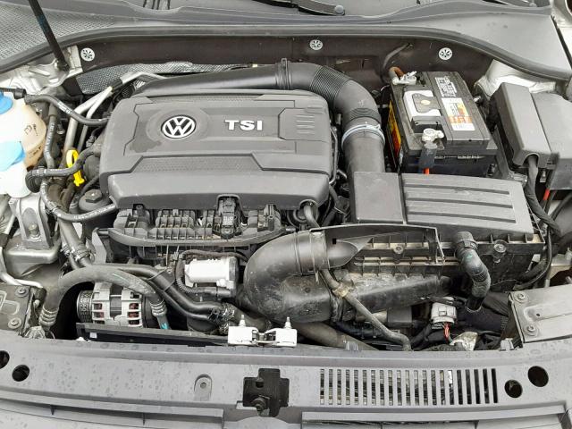 1VWAT7A33EC075517 - 2014 VOLKSWAGEN PASSAT S SILVER photo 7