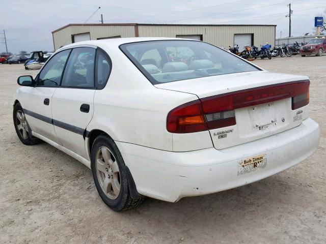 4S3BE635417213370 - 2001 SUBARU LEGACY L WHITE photo 3