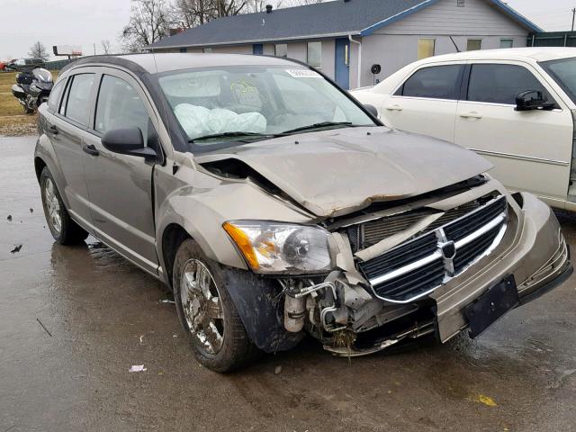 1B3HB48B68D573324 - 2008 DODGE CALIBER SX BROWN photo 1