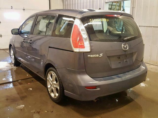 JM1CR29LX80318649 - 2008 MAZDA 5 GRAY photo 3