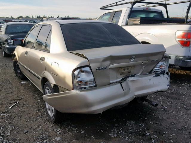 JM1BJ225021594502 - 2002 MAZDA PROTEGE DX GOLD photo 3