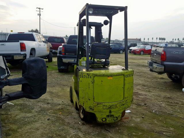 E3556295397 - 1994 CLARK FORKLIFT FORKLIFT GREEN photo 3