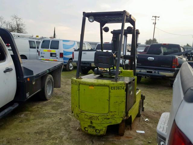 E3556295397 - 1994 CLARK FORKLIFT FORKLIFT GREEN photo 4