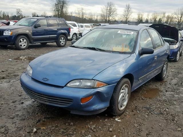 3G1JF5240VS864412 - 1997 CHEVROLET CAVALIER L BLUE photo 2