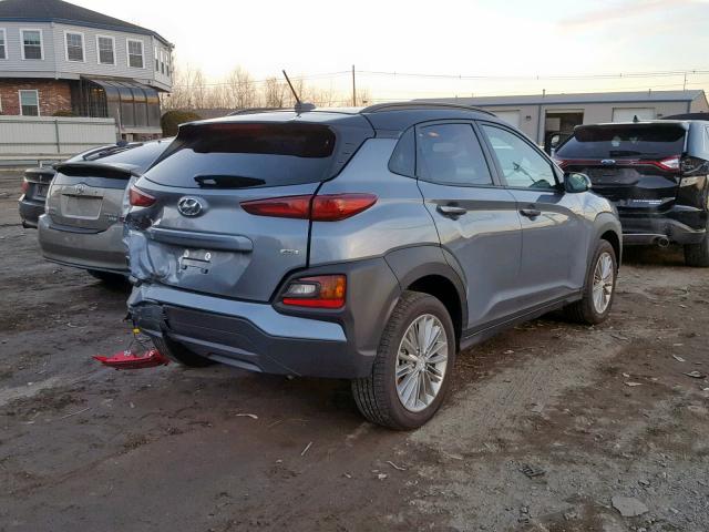 KM8K2CAA3JU180673 - 2018 HYUNDAI KONA SEL GRAY photo 4