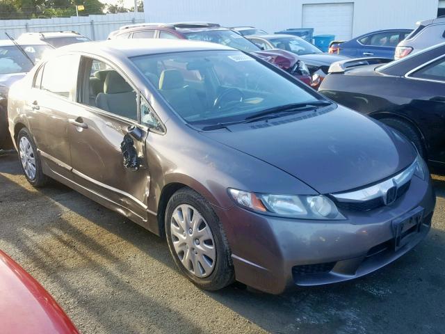 1HGFA16549L006798 - 2009 HONDA CIVIC LX GRAY photo 1