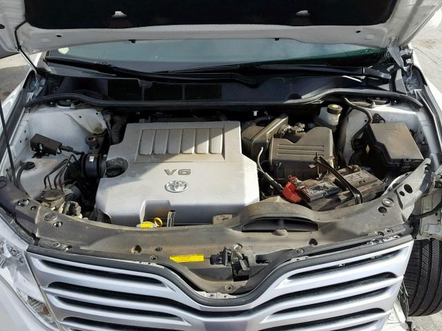 4T3ZK3BB9AU032718 - 2010 TOYOTA VENZA BASE WHITE photo 7