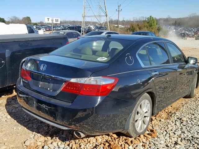 1HGCR2F83DA043597 - 2013 HONDA ACCORD EXL BLACK photo 4