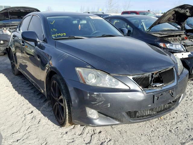 JTHBK262X65019169 - 2006 LEXUS IS 250 GRAY photo 1