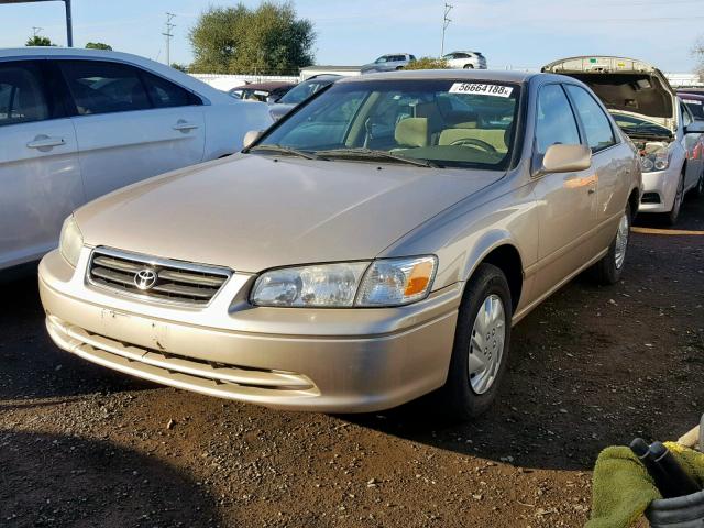 4T1BG22K3YU694147 - 2000 TOYOTA CAMRY CE BEIGE photo 2