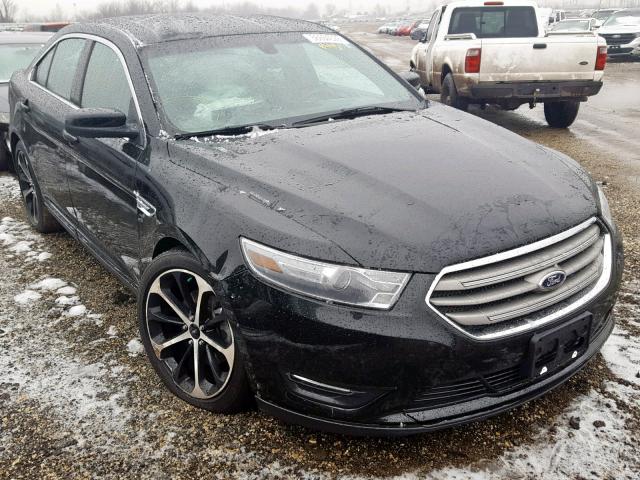 1FAHP2E84EG123166 - 2014 FORD TAURUS SEL BLACK photo 1