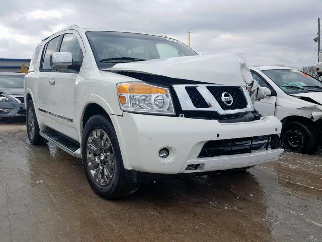 5N1BA0NF4DN613097 - 2013 NISSAN ARMADA PLA WHITE photo 1