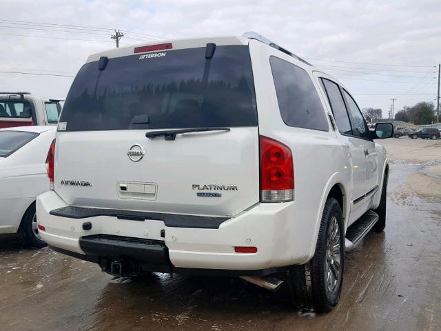 5N1BA0NF4DN613097 - 2013 NISSAN ARMADA PLA WHITE photo 4