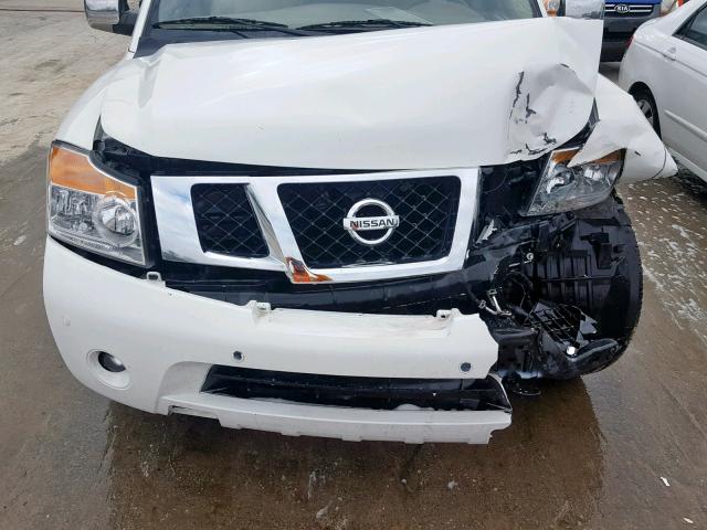 5N1BA0NF4DN613097 - 2013 NISSAN ARMADA PLA WHITE photo 7