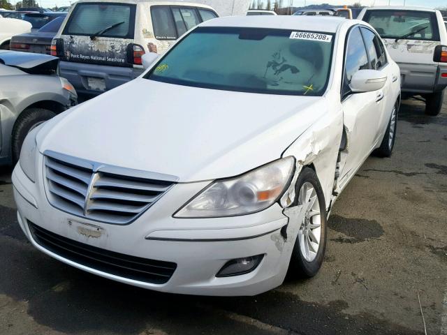 KMHGC4DE5BU117891 - 2011 HYUNDAI GENESIS 3. WHITE photo 2