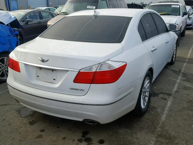 KMHGC4DE5BU117891 - 2011 HYUNDAI GENESIS 3. WHITE photo 4