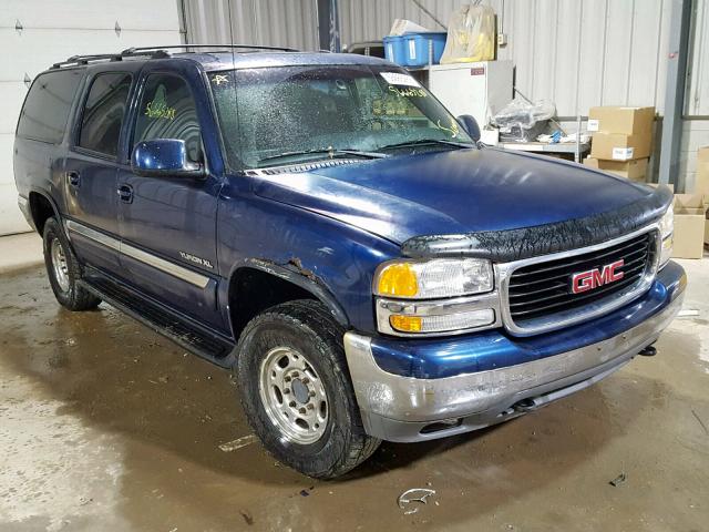 3GKGK26U92G175803 - 2002 GMC YUKON XL K BLUE photo 1