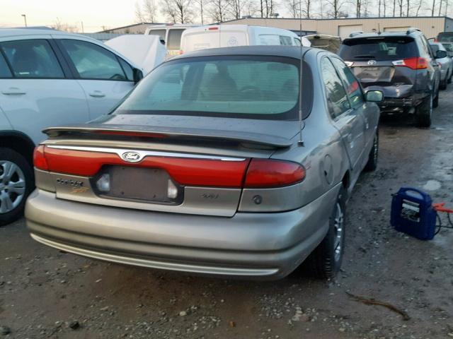 1FAFP66L3XK123659 - 1999 FORD CONTOUR SE GRAY photo 4