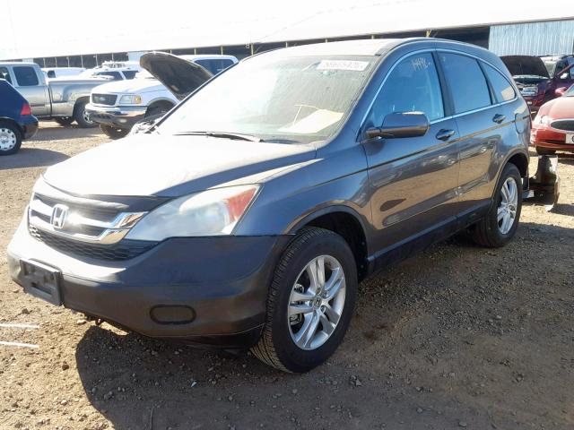 5J6RE3H78AL030031 - 2010 HONDA CR-V EXL CHARCOAL photo 2