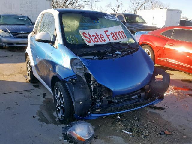 WMEFJ5DA6GK071386 - 2016 SMART FORTWO BLUE photo 1