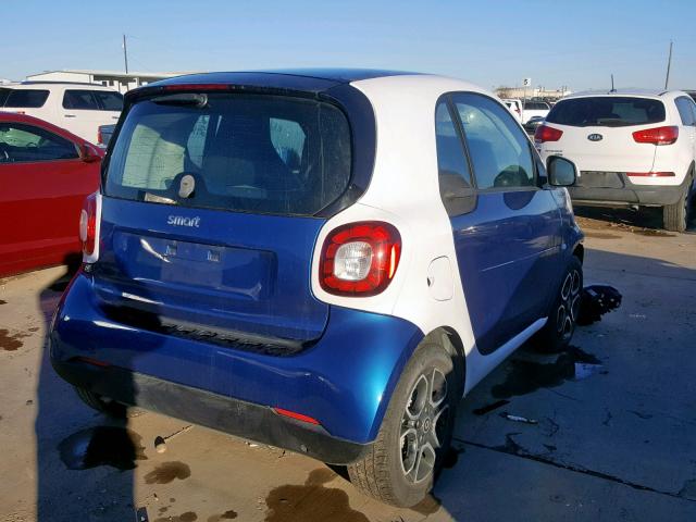 WMEFJ5DA6GK071386 - 2016 SMART FORTWO BLUE photo 4