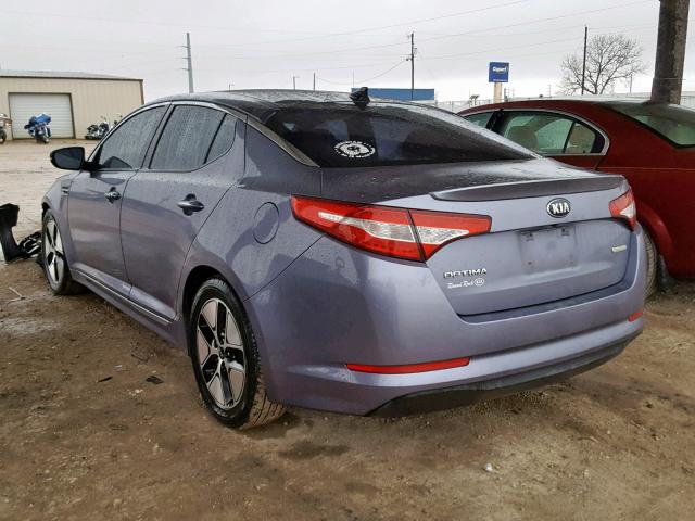 KNAGM4AD5C5024309 - 2012 KIA OPTIMA HYB GRAY photo 3