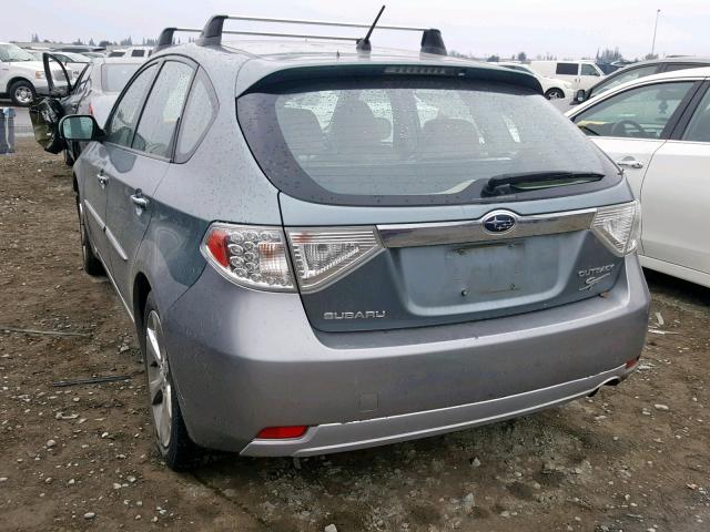 JF1GH63699H825243 - 2009 SUBARU IMPREZA OU BLUE photo 3