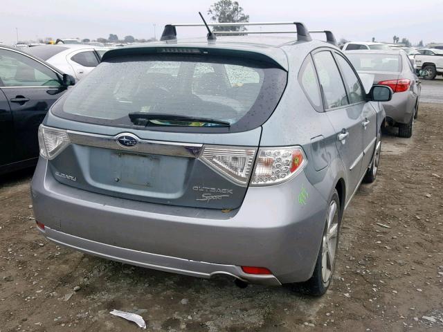 JF1GH63699H825243 - 2009 SUBARU IMPREZA OU BLUE photo 4