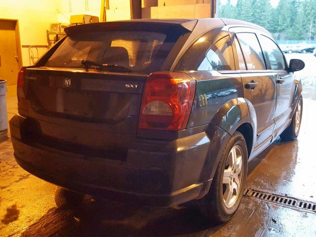 1B3HB48BX7D127546 - 2007 DODGE CALIBER SX BLACK photo 4