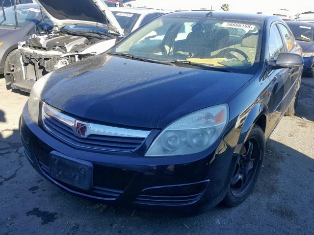 1G8ZS57N87F198795 - 2007 SATURN AURA XE BLACK photo 2