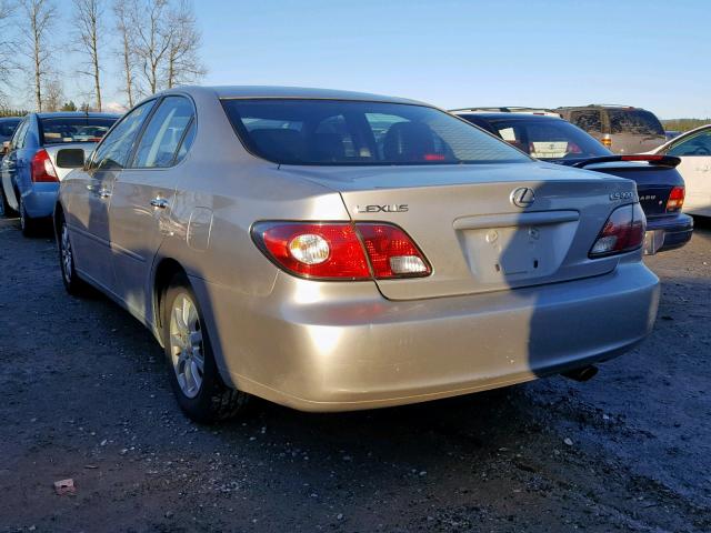 JTHBF30G520067782 - 2002 LEXUS ES 300 TAN photo 3