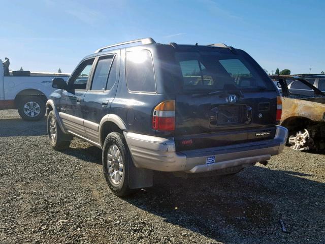 4S6DM58W814411428 - 2001 HONDA PASSPORT E 黑色 照片 3