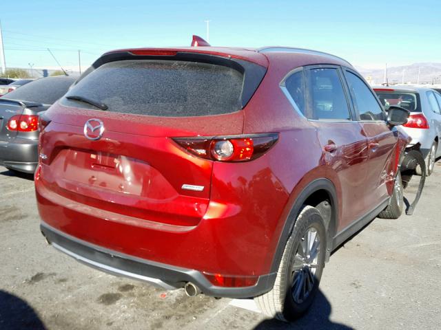 JM3KFABM2J0437245 - 2018 MAZDA CX-5 SPORT RED photo 4