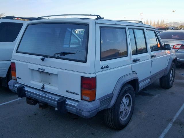 1J4FJ58LXLL220942 - 1990 JEEP CHEROKEE WHITE photo 4