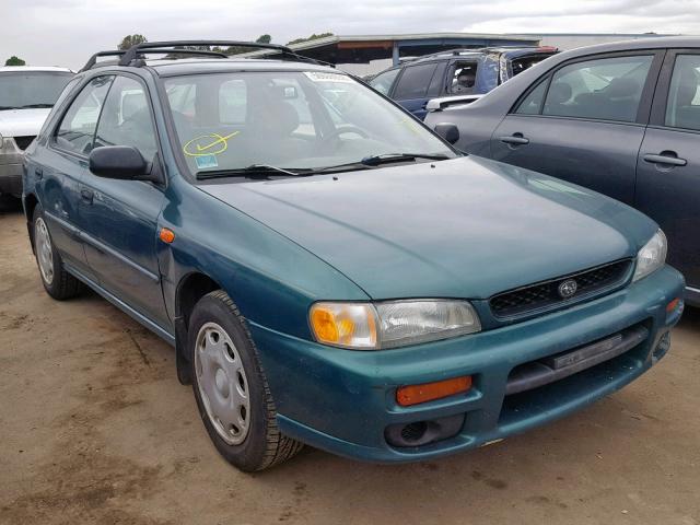 JF1GF435XWH801269 - 1998 SUBARU IMPREZA L GREEN photo 1