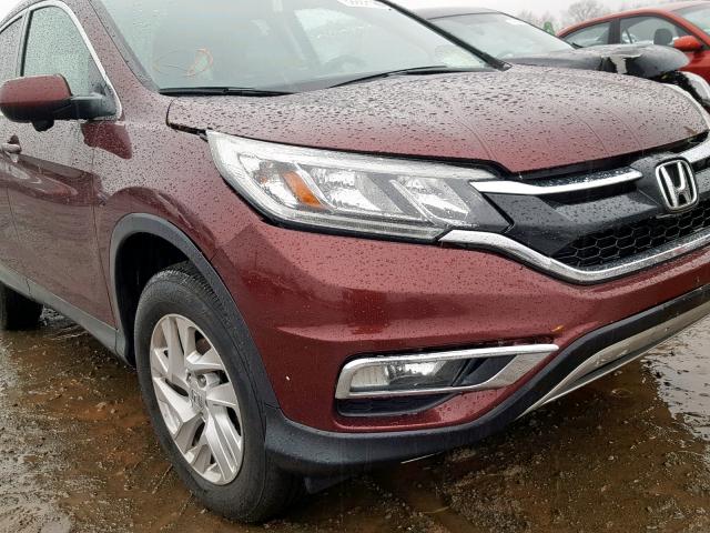 2HKRM4H72FH628142 - 2015 HONDA CR-V EXL RED photo 9