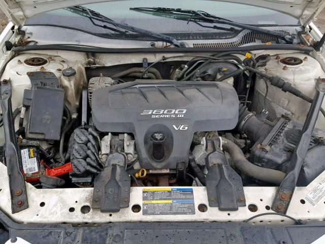 2G2WP522X51231781 - 2005 PONTIAC GRAND PRIX WHITE photo 7