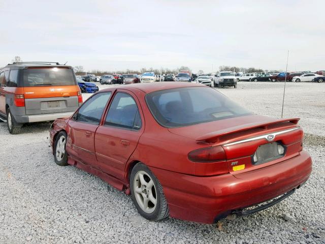 1FALP68G5WK153280 - 1998 FORD CONTOUR SV RED photo 3