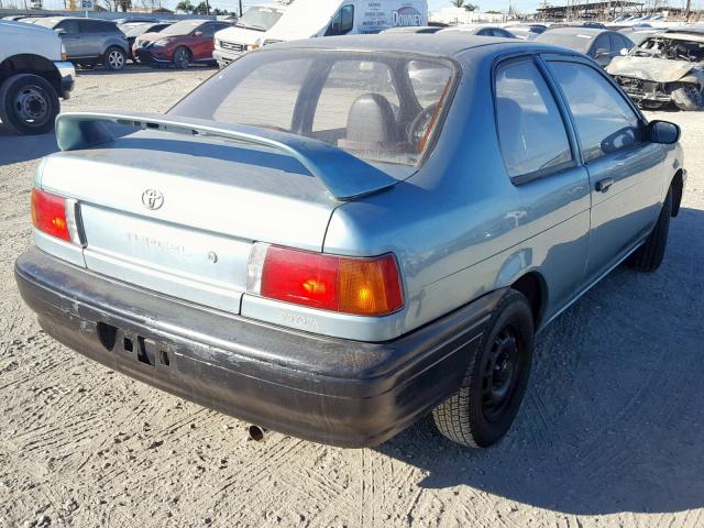 JT2EL46SXR0431920 - 1994 TOYOTA TERCEL STD GREEN photo 4