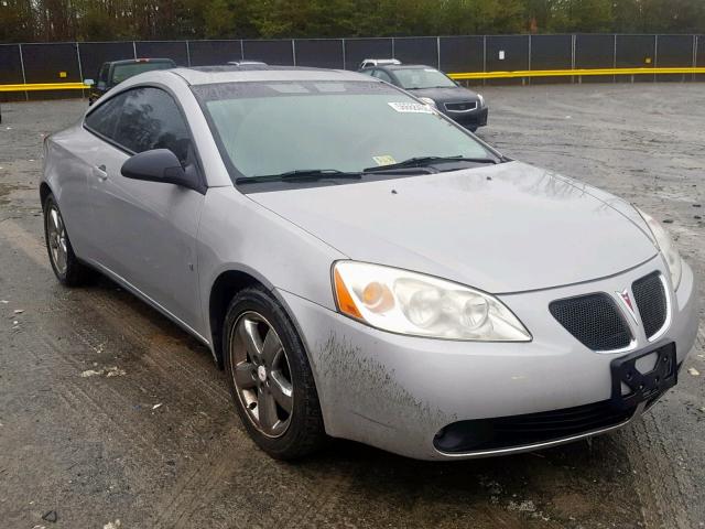 1G2ZH18N474156488 - 2007 PONTIAC G6 GT SILVER photo 1