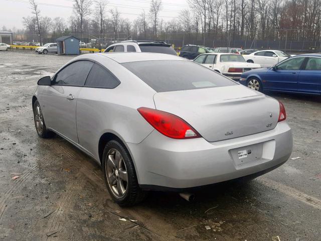 1G2ZH18N474156488 - 2007 PONTIAC G6 GT SILVER photo 3