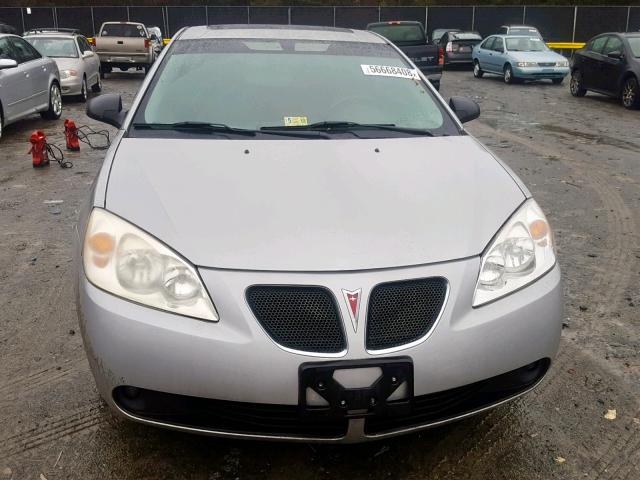 1G2ZH18N474156488 - 2007 PONTIAC G6 GT SILVER photo 9