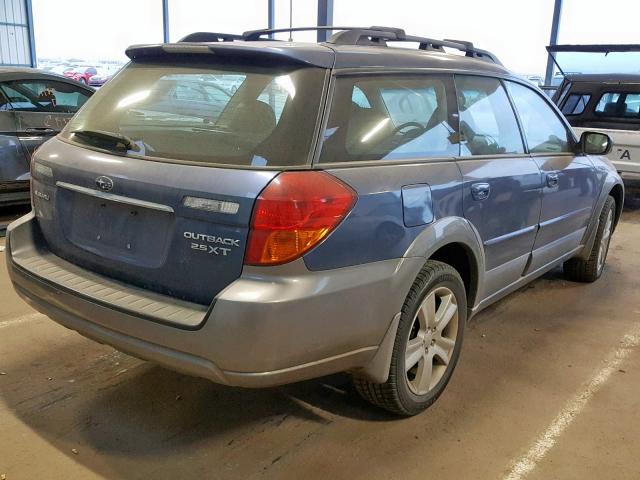 4S4BP67CX54321546 - 2005 SUBARU LEGACY OUT BLUE photo 4