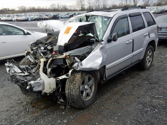 1J8HR582X5C685862 - 2005 JEEP GRAND CHER SILVER photo 2