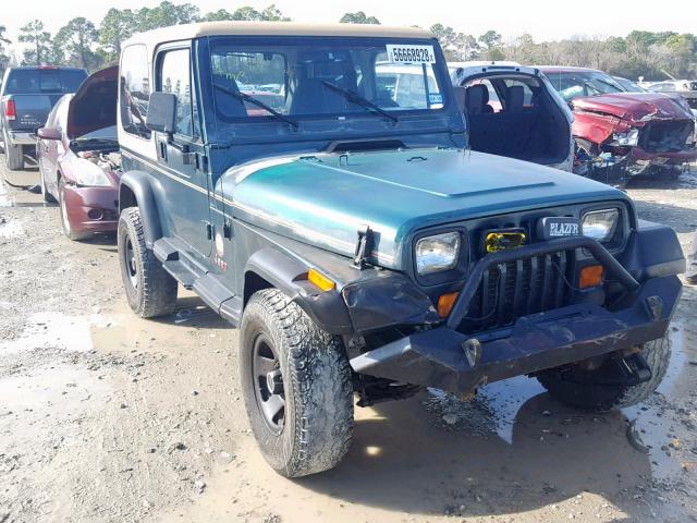 1J4FY49S2RP449502 - 1994 JEEP WRANGLER / GREEN photo 1