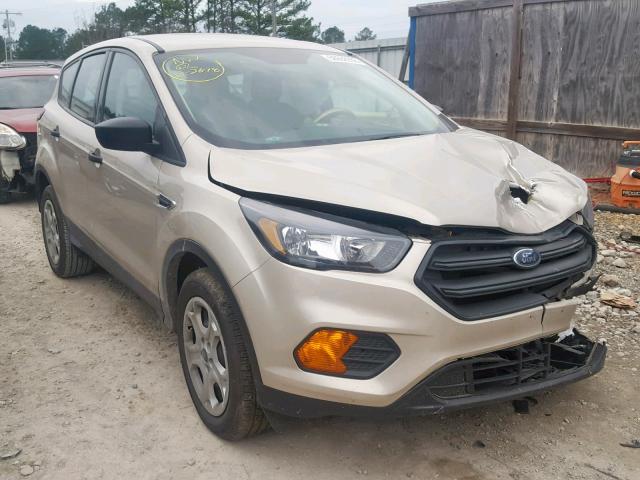 1FMCU0F79JUB36123 - 2018 FORD ESCAPE S GOLD photo 1